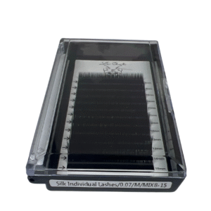 Silk Lashes — 0.05 — DD Curl — Mix 8–15 mm (Dark Brown)