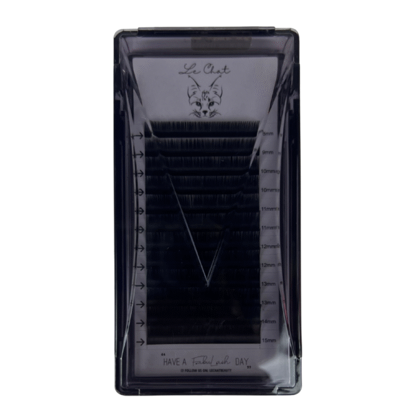 Le Chat Silk Individual – D Curl | 0.15 | Mix (Black) - Image 5