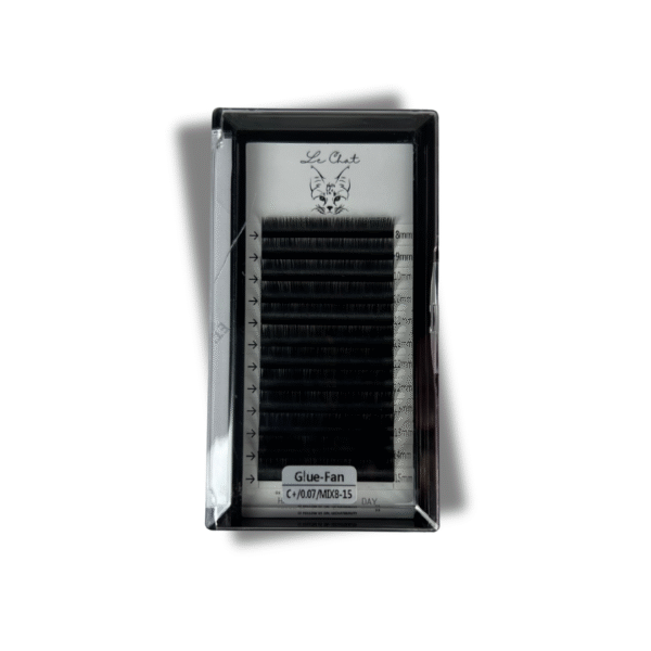 Le Chat Glue-Fan – C+ Curl | 0.07 | Mix 8–15 mm (Black) - Image 2