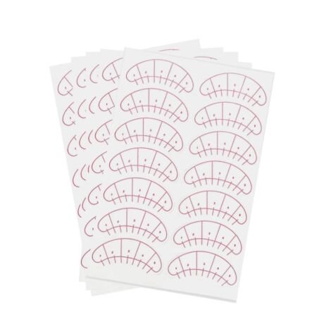 Lash Mapping Stickers